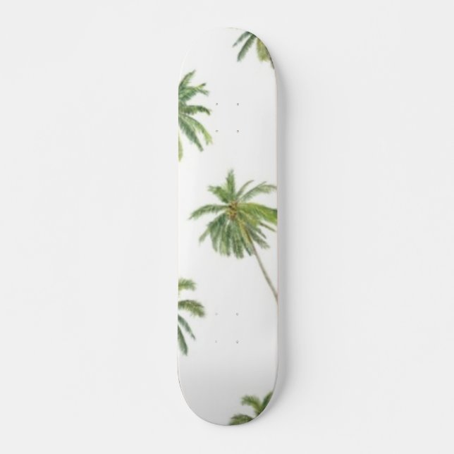 Palmenmuster Skateboard (Vorne)