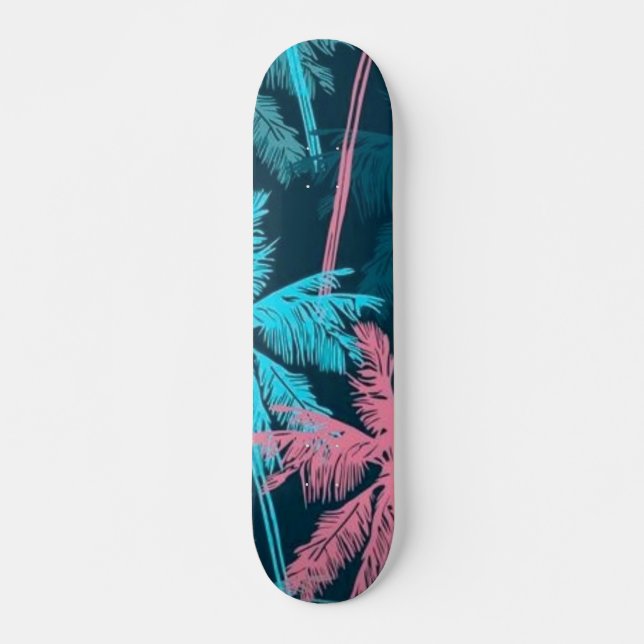 Palmenmuster Skateboard (Vorne)