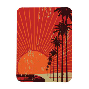 Palmenreihe Magnet