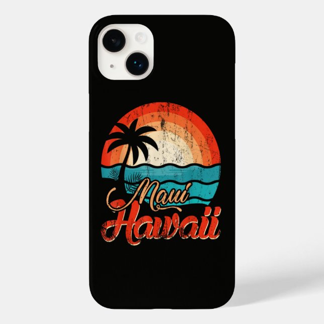 Palmenstrand Hawaii-Strand Case-Mate iPhone 14 Plus Hülle (Rückseite)