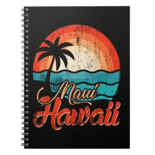 Palmenstrand Hawaii-Strand Notizblock