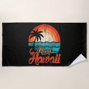 Palmenstrand Hawaii-Strand Strandtuch