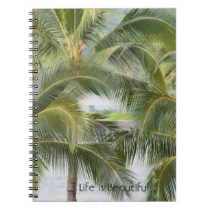 Palmenstrand Kauai (meine Fotografie) Notizblock