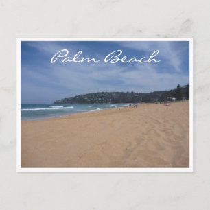 Palmenstrand Postkarte