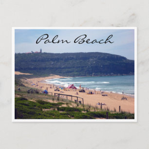 Palmenstrand Postkarte
