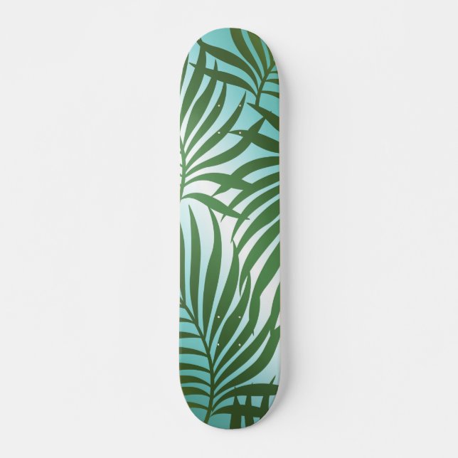 Palmenstrand Skateboard (Vorne)