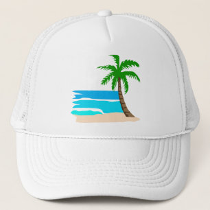 Palmenstrand Truckerkappe