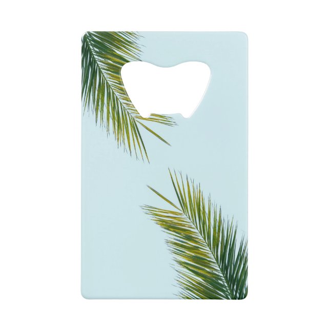 Palmenzweig Geldbeutel Flaschenöffner (Vorderseite)