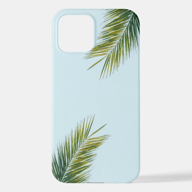 Palmenzweig iPhone 12 Hülle (Rückseite)
