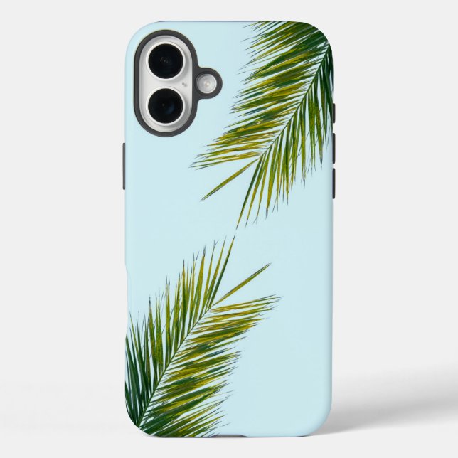 Palmenzweig iPhone 16 Plus Hülle (Rückseite)