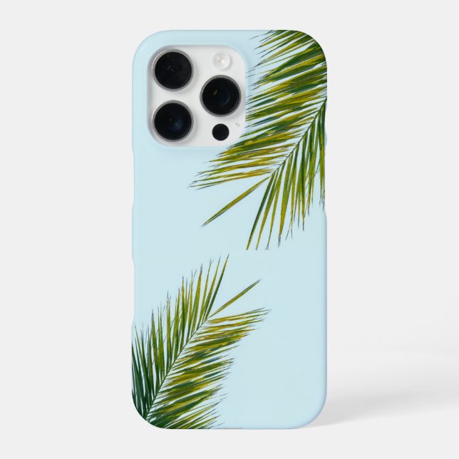 Palmenzweig iPhone 16 Pro Hülle (Rückseite)