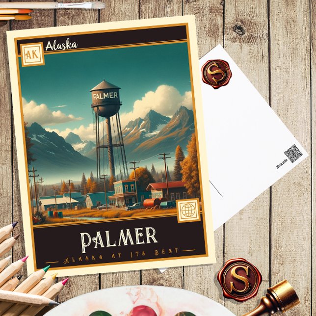 Palmer, Alaska | Vintage Postkarte (Von Creator hochgeladen)
