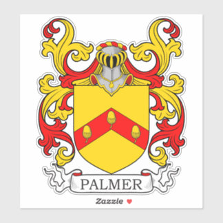 Palmer Familienwappen Aufkleber