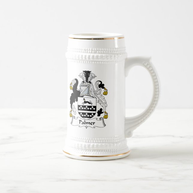 Palmer Familienwappen Bierglas (Rechts)