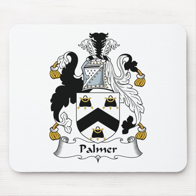 Palmer-Familienwappen Mousepad (Vorne)