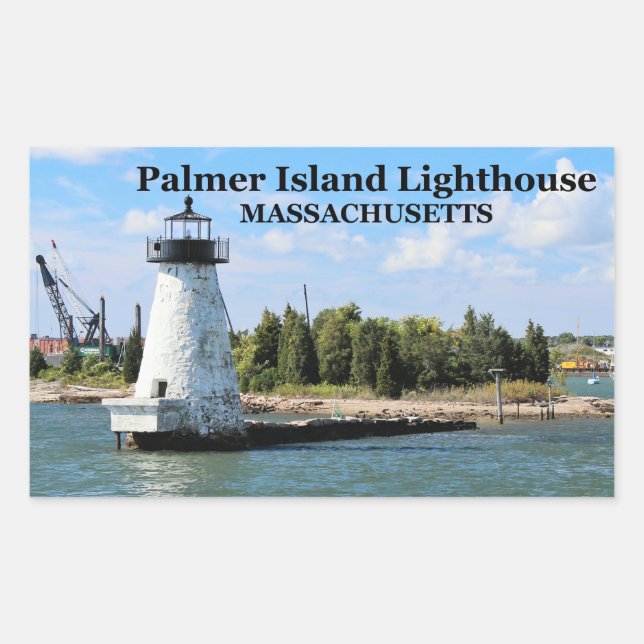Palmer Island Leuchtturm, Massachusetts Stickers (Vorderseite)