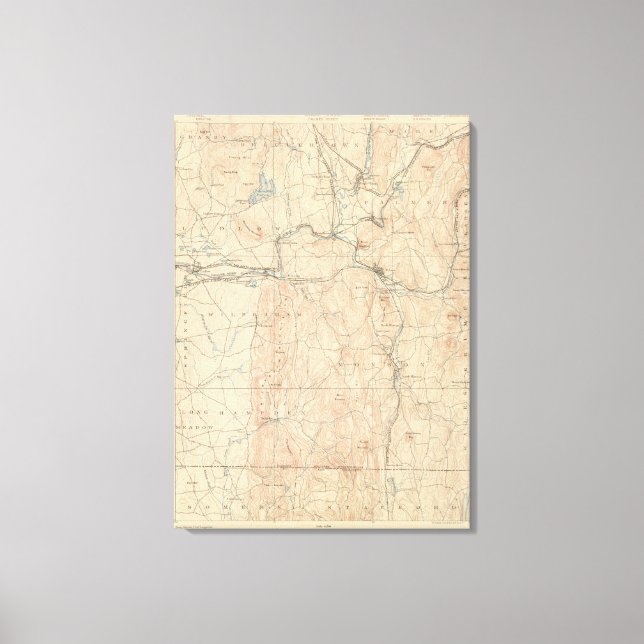 Palmer, Massachusetts Leinwanddruck (Vorderseite)