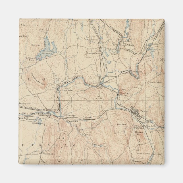 Palmer, Massachusetts Magnet (Vorne)