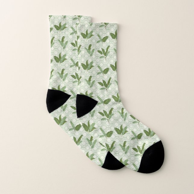 Palmettes tropicales (Paire)