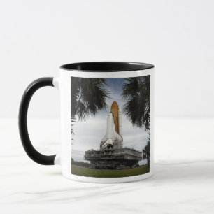 Palmetto Bäume Rahmen Raum Shuttleservice Endeavor Tasse