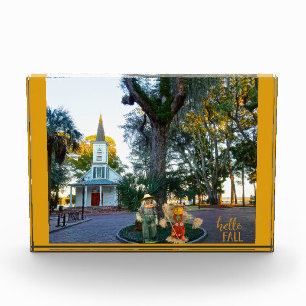 Palmetto Bluff Chapel Bluffton SC Fall Scarecrows Fotoblock