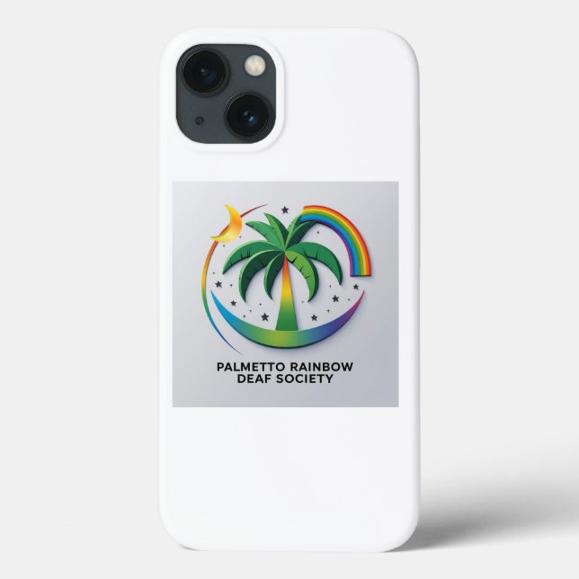 Palmetto Rainbow Deaf Society Case-Mate iPhone Hülle (Rückseite)
