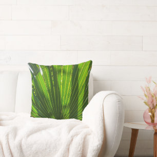 Palmetto Shadows on Palmetto Throw Kissen