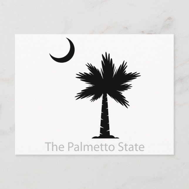 Palmetto-Staat Postkarte (Vorderseite)