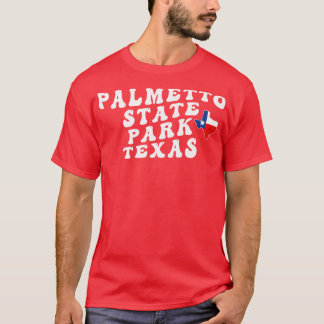 Palmetto State Park Texas Retro Wavy 1970er Jahre  T-Shirt