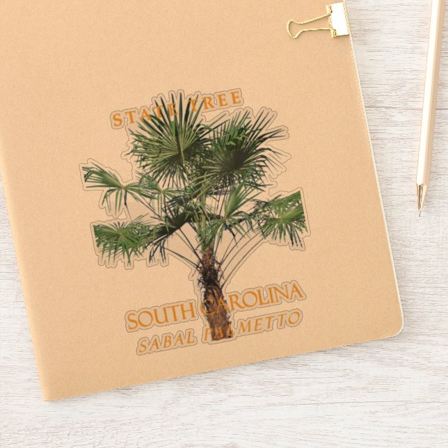 Palmetto - Südliches Carolina Aufkleber (Notizbuch)