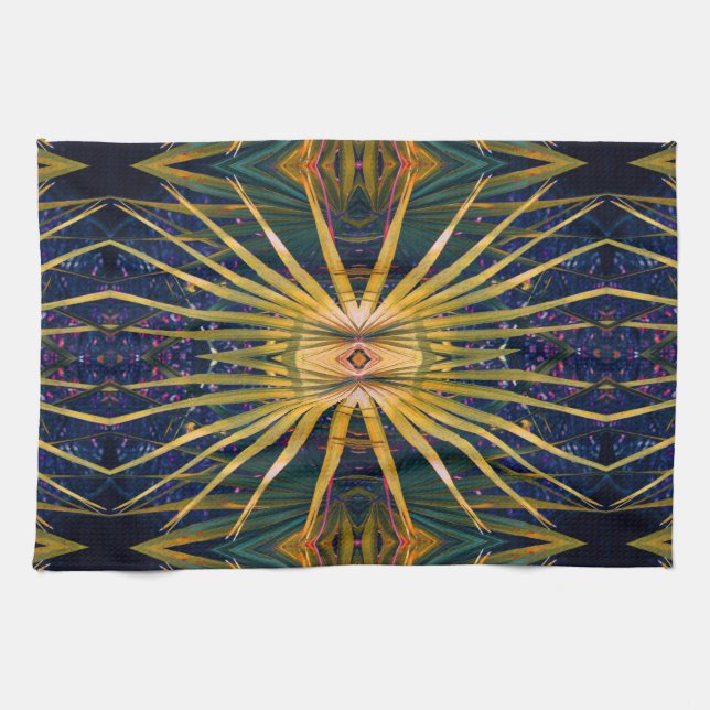 Palmetto Sunburst Handtuch (Horizontal)