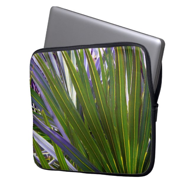 Palmetto Tropicale Laptopschutzhülle (Vorderseite Links)