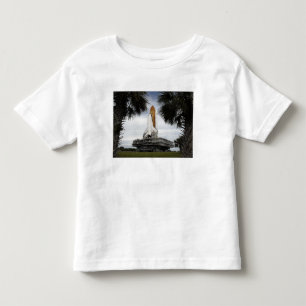 Palmettobaumrahmen-Raumfähre Bemühung Kleinkind T-shirt