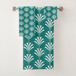Palmettos blancs et crèmes d'art déco des année
