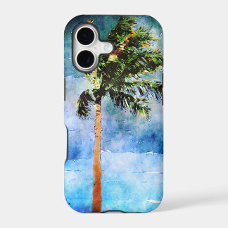 Palmier Dans Une Tempête Tropicale