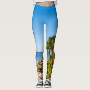 Palmiers Bayside Leggings matinaux