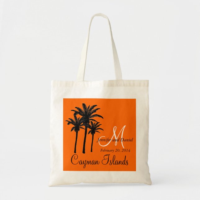 Palmiers de sacs fourre-tout à mariage de (Devant)