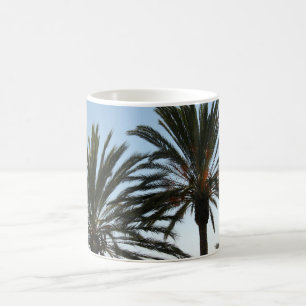 Palmiers photo Mug blanc