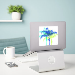 Palmiers tropicaux Art Grand Sticker
