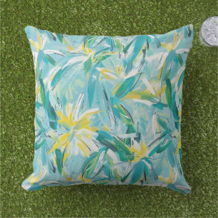 Palmiers tropicaux Coussin extérieur