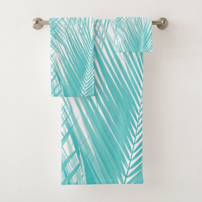 Palmiers turquoise doux Feuilles Dream Cali Été 3 (En situation)