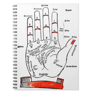 Palmistry Notebook Notizblock