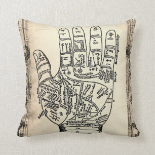 Palmistry-Wahrsager-Handkissen Kissen