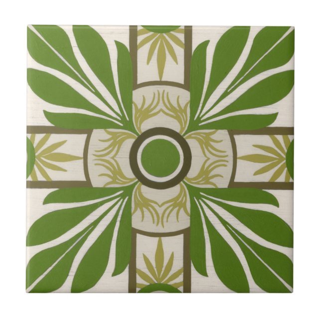 Palmmotif I Fliese (Vorderseite)