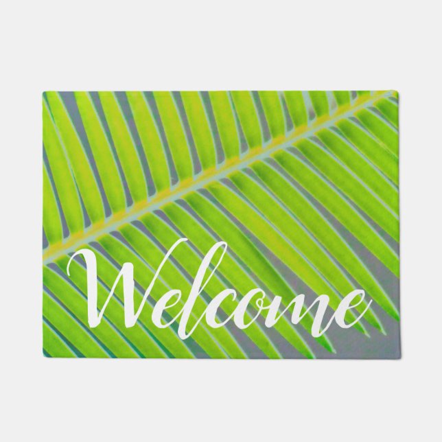 Palmmuster Fußmatte (Vorderseite)