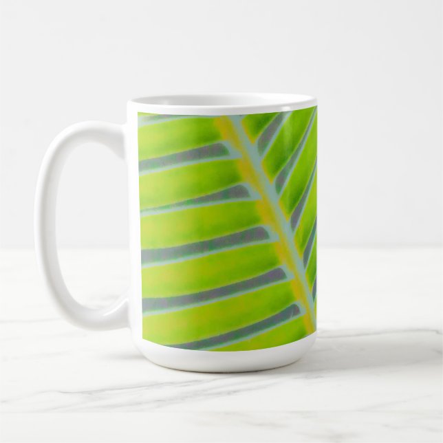 Palmmuster Kaffeetasse (Links)