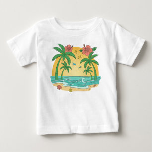 Palmparadies – Süßes tropisches Sommer-T-Shirt Baby T-shirt