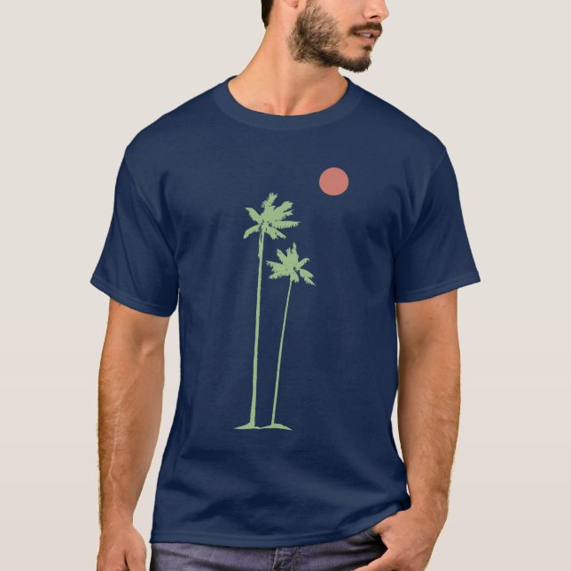 Palms in sunset T-Shirt (Vorderseite)