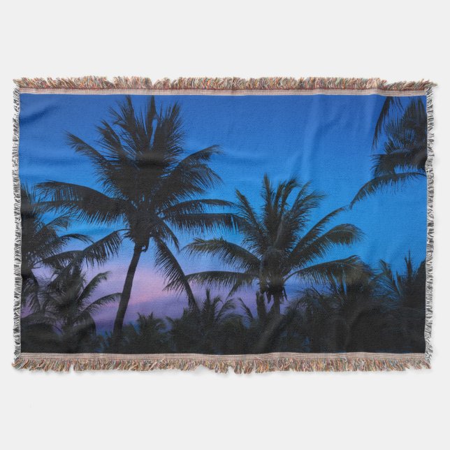 Palms Midnight Decke (Vorderseite)