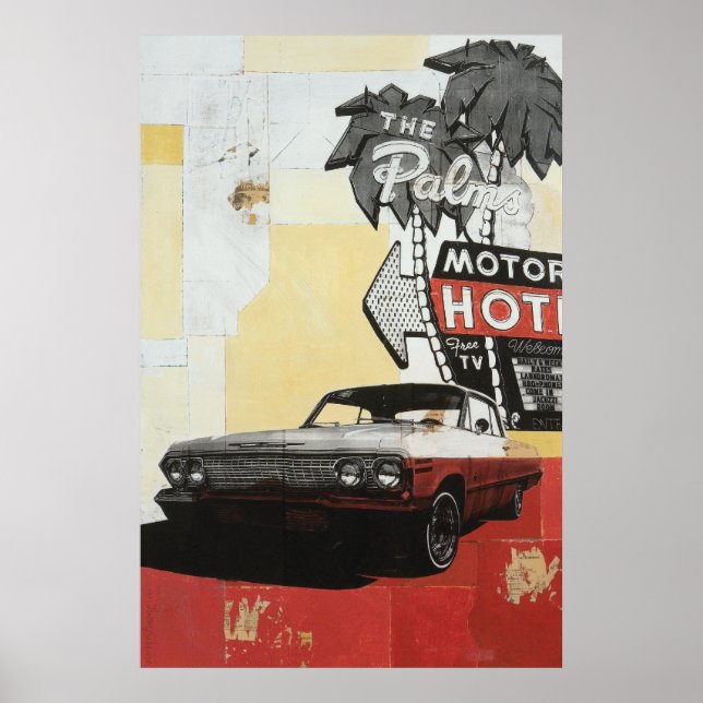Palms Motor Hotel Print Poster (Vorne)
